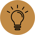 Light Gold Idea Icon