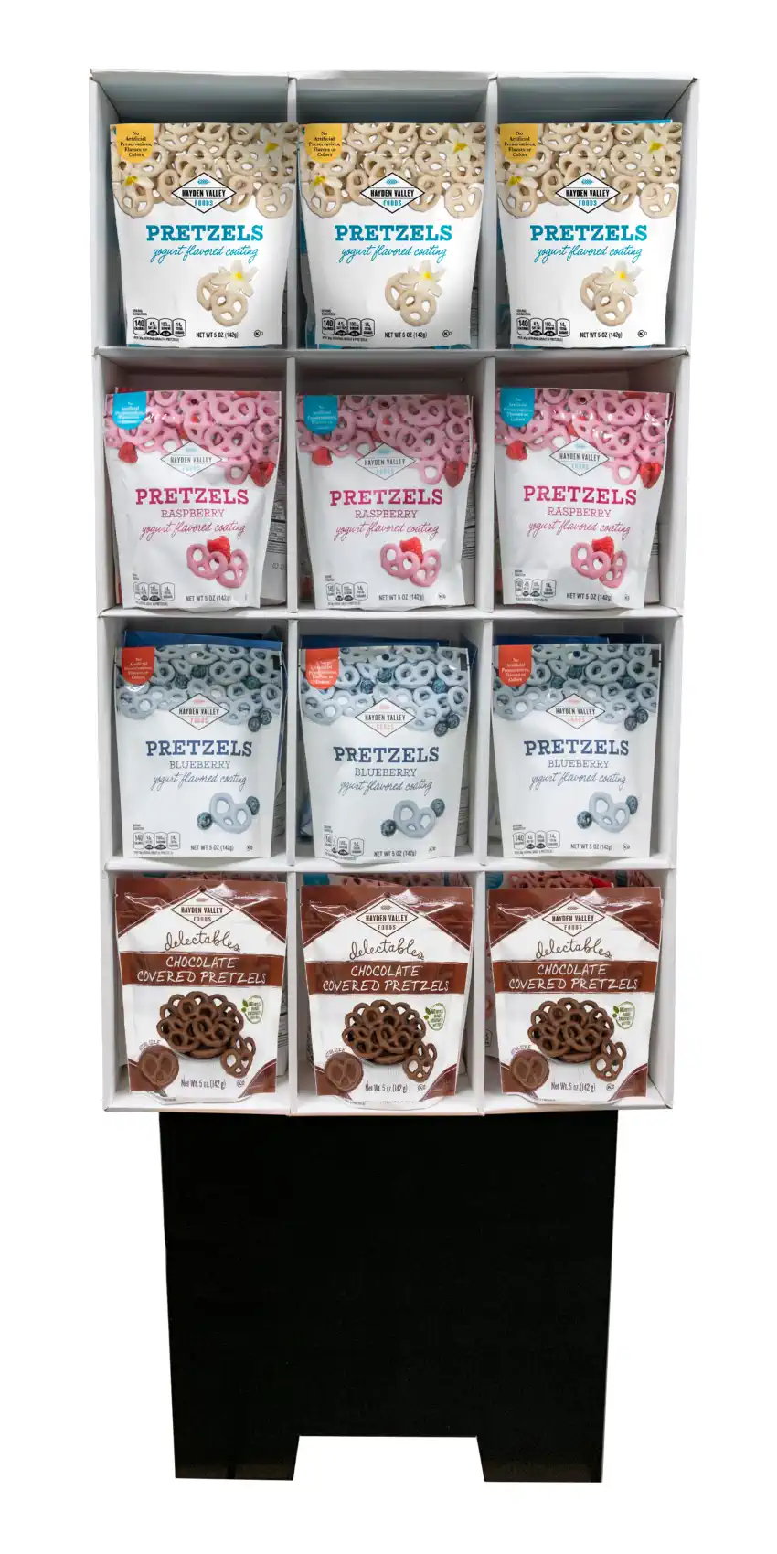 ASSORTED PRETZELS SHIPPER