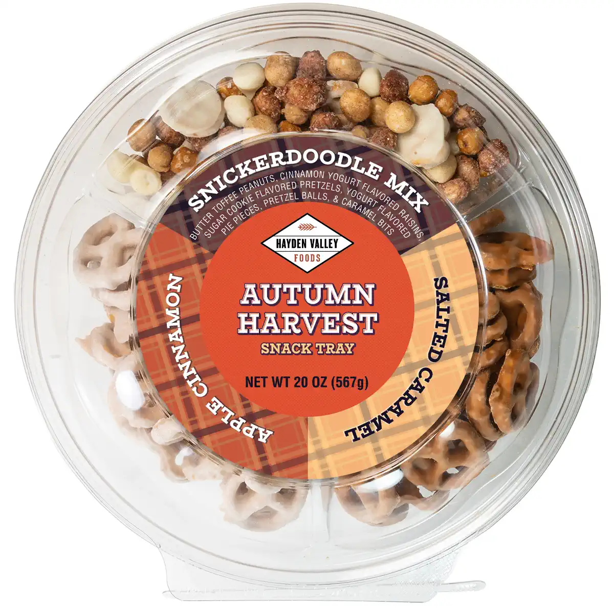 AUTUMN HARVEST SNACK TRAY 20oz