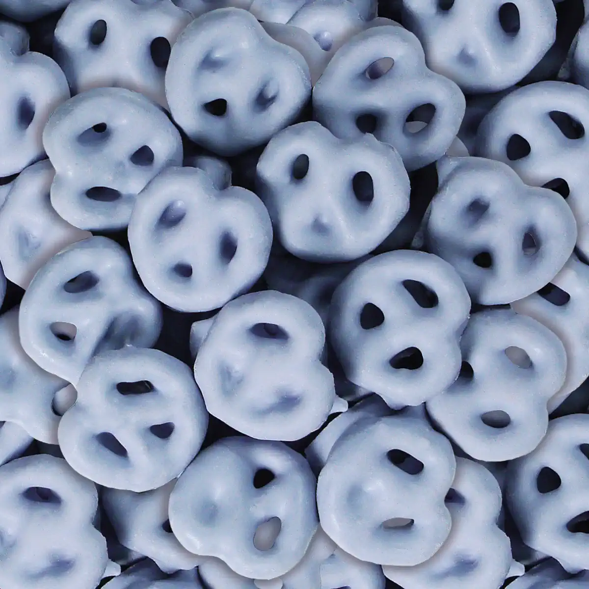 BLUEBERRY YOGURT FLAVORED MICRO MINI PRETZELS