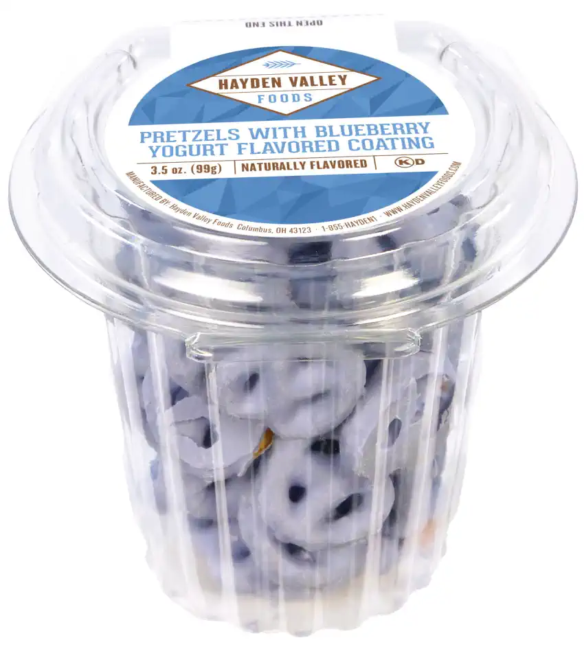 BLUEBERRY YOGURT FLAVORED PRETZELS BLUEBERRY YOGURT FLAVORED PRETZELS