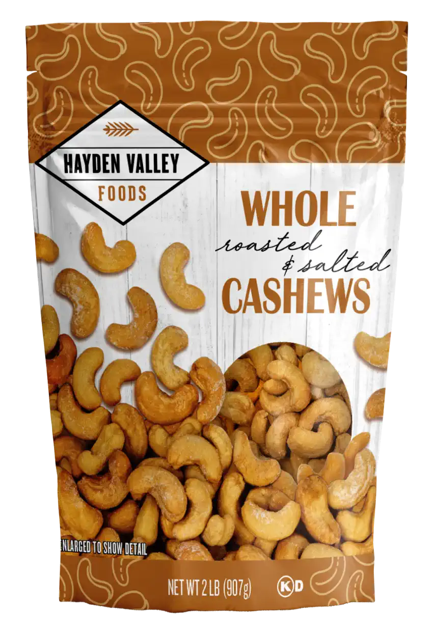 CASHEWS WHOLE SALTED 32 oz