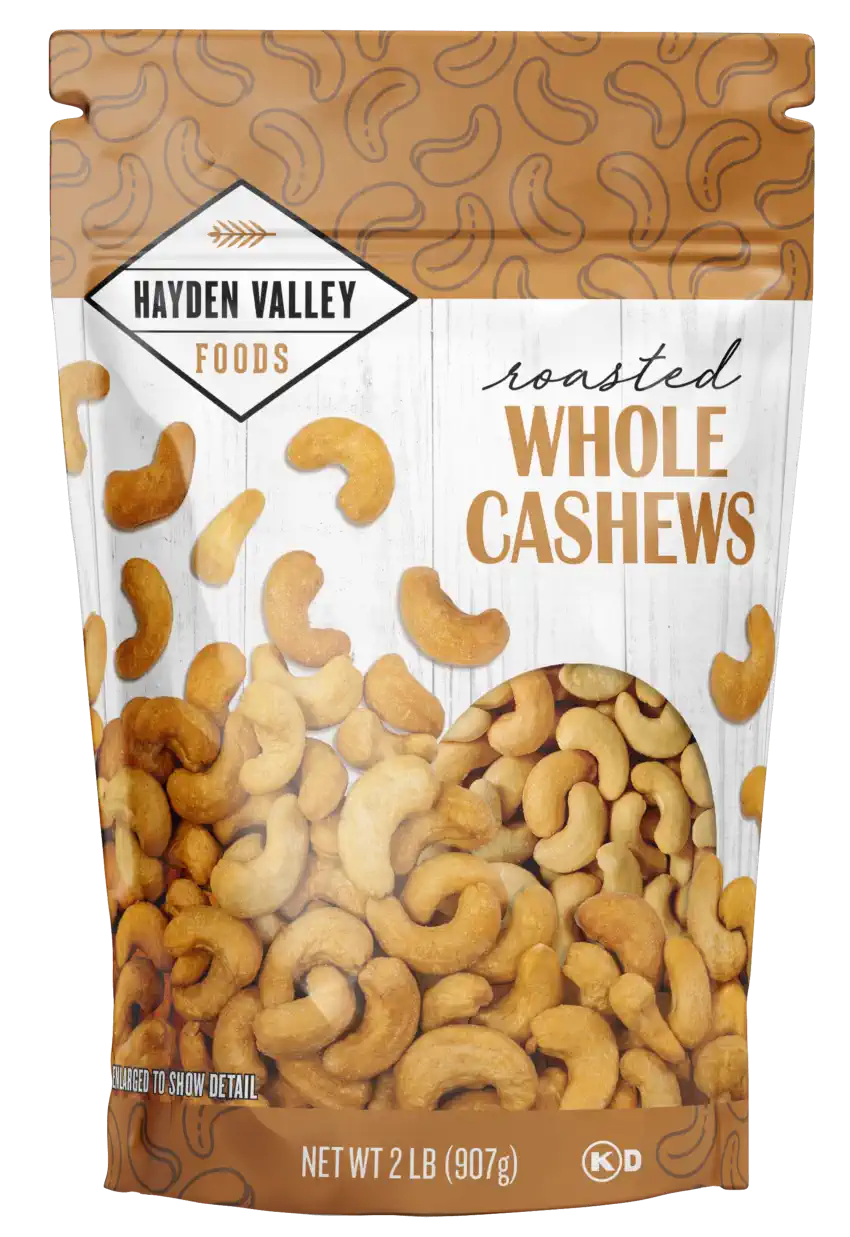 CASHEWS WHOLE UNSALTED 32 oz