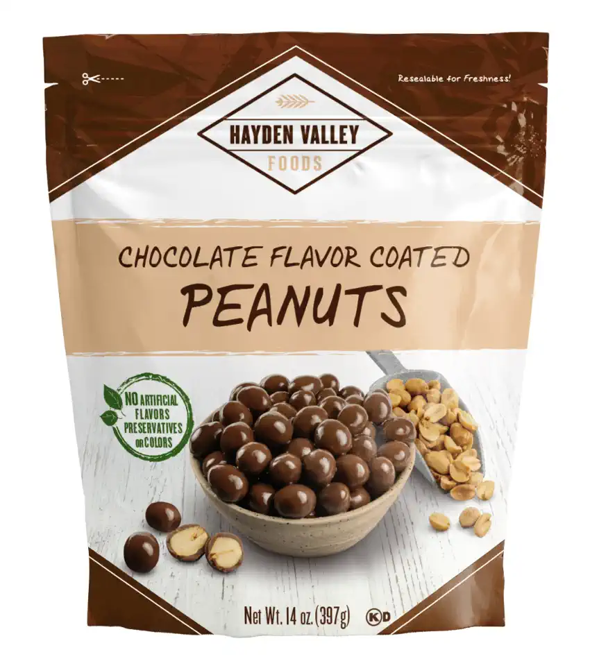 CHOCOLATE COVERED PEANUTS 14 oz