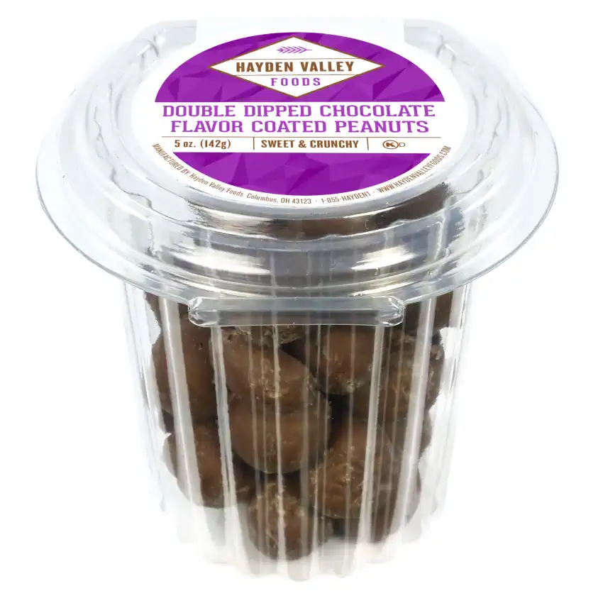 CHOCOLATE DOUBLE DIPPED PEANUTS 5 oz CHOCOLATE DOUBLE DIPPED PEANUTS 5 oz