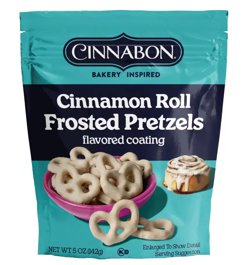 CINNABON - CINNAMON ROLL FROSTED PRETZELS 5oz