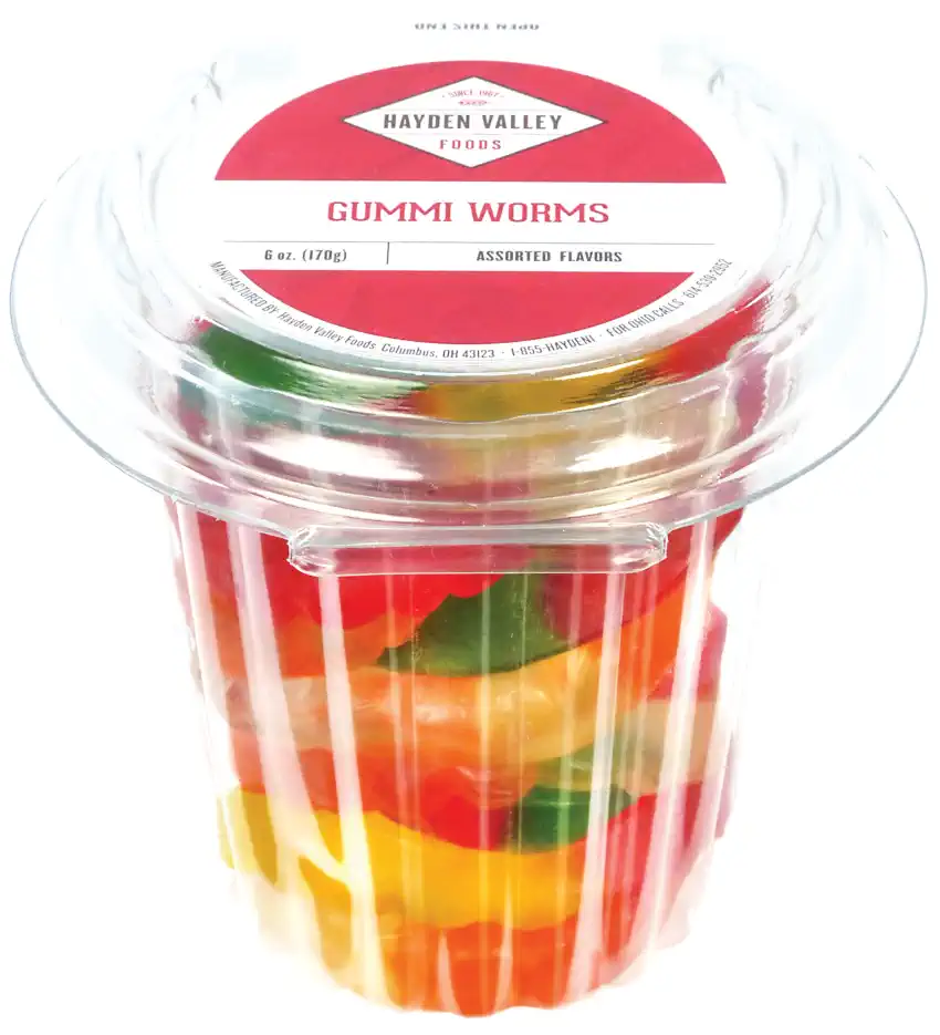 GUMMI WORMS 6 oz