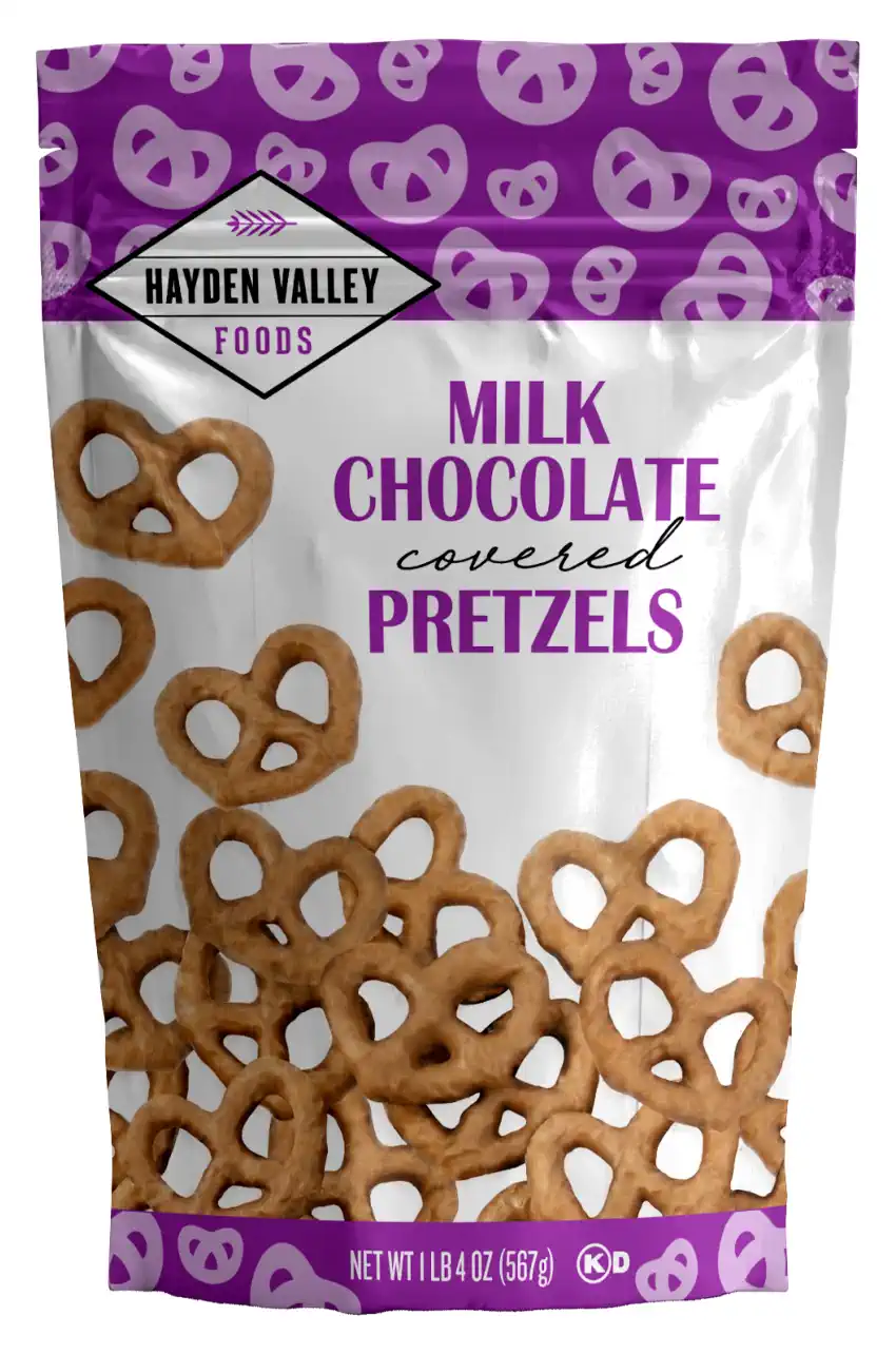 MILK CHOCOLATE PRETZELS 20 oz