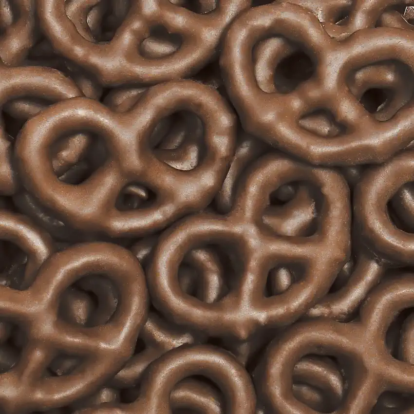 MILK CHOCOLATE PRETZELS
