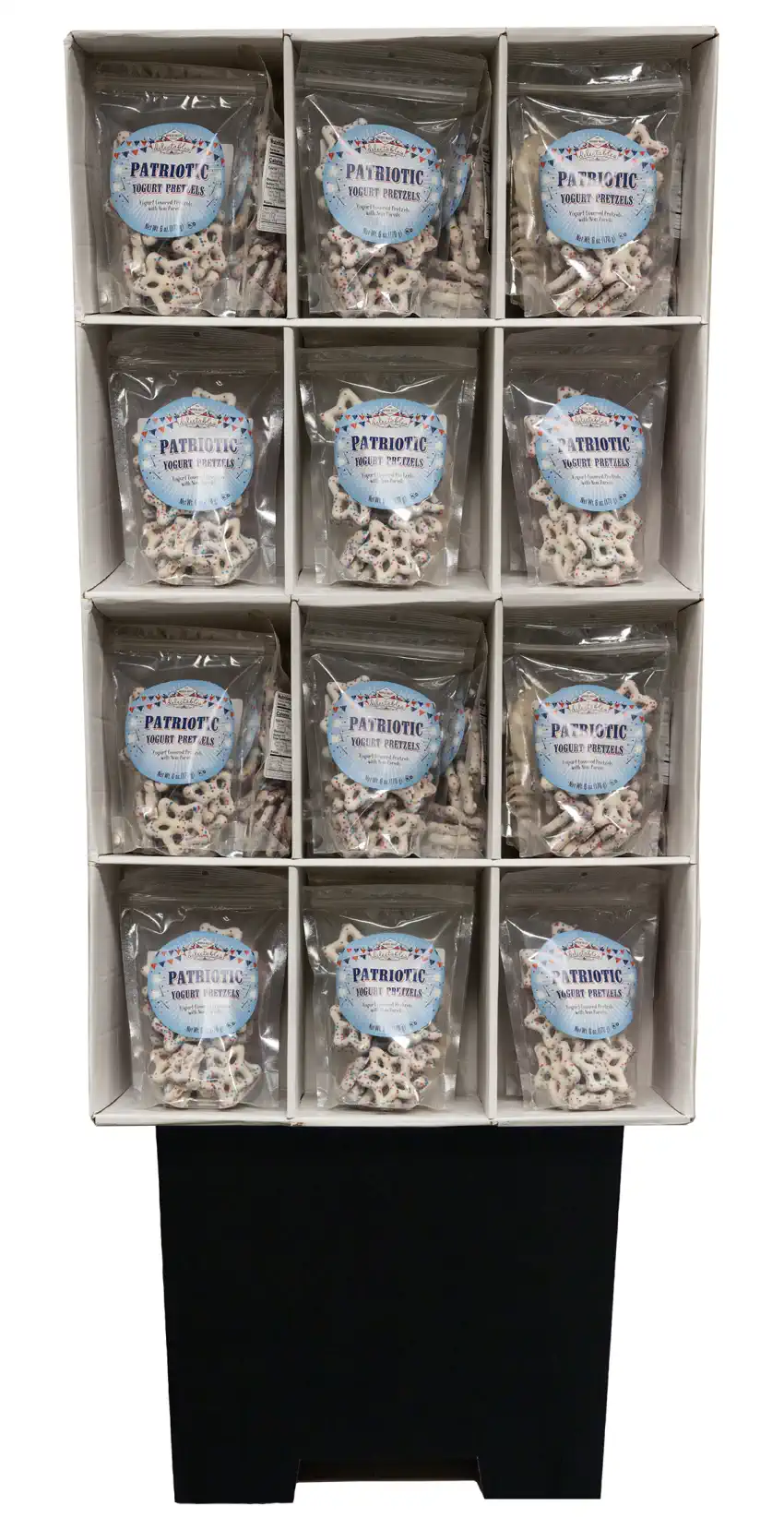 PATRIOTIC PRETZELS SHIPPER