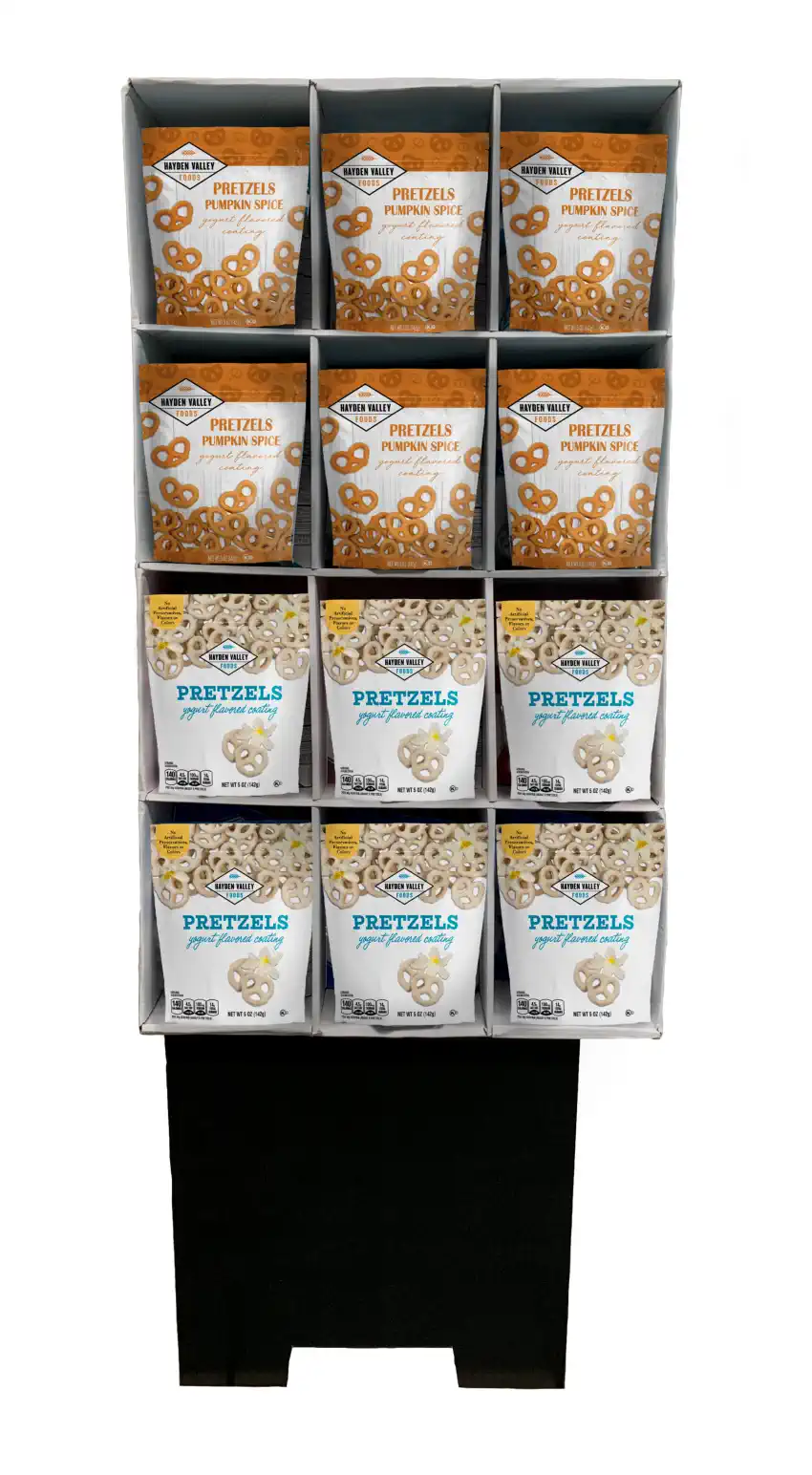 PUMPKIN / YOGURT PRETZELS SHIPPER