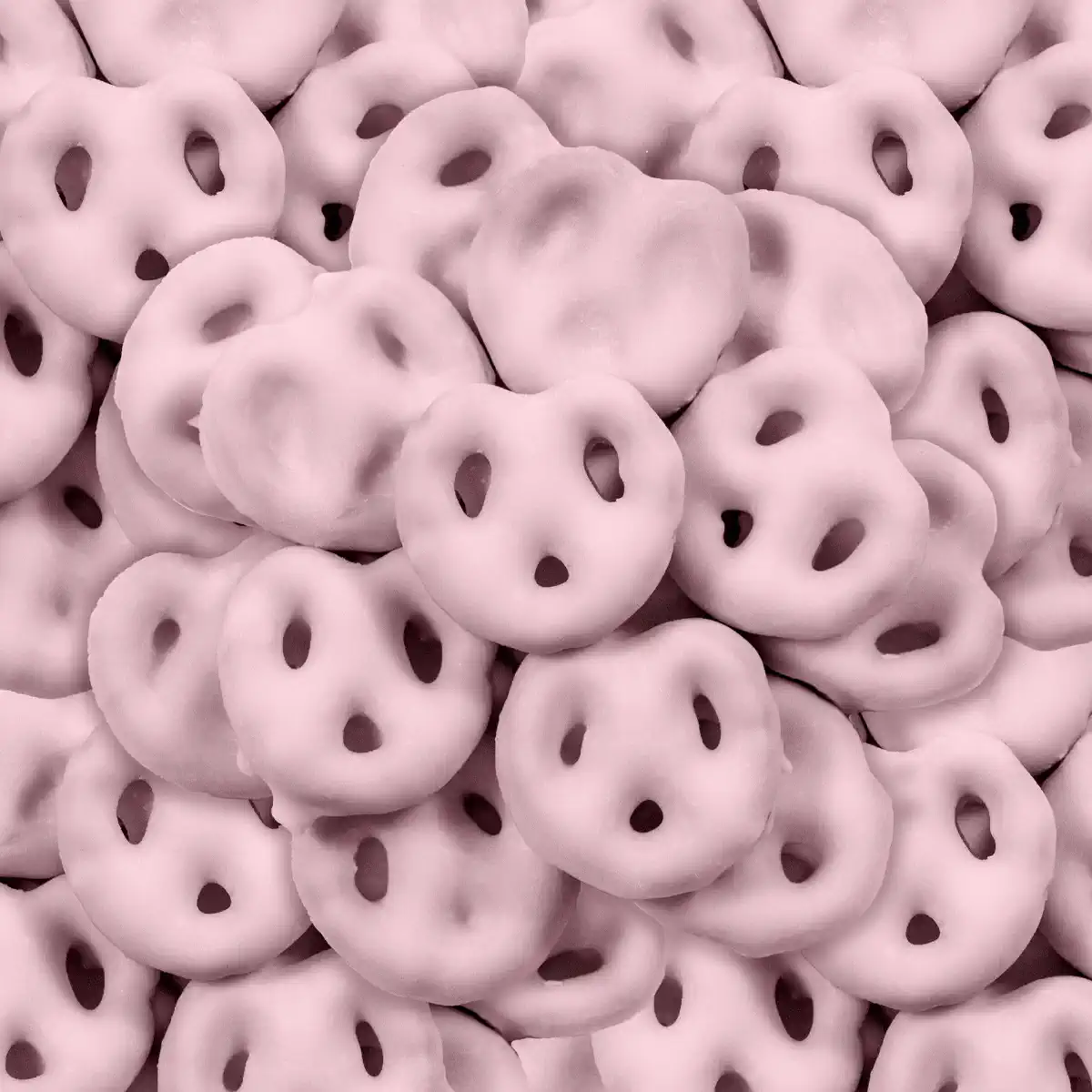 STRAWBERRY YOGURT FLAVORED MICRO MINI PRETZELS