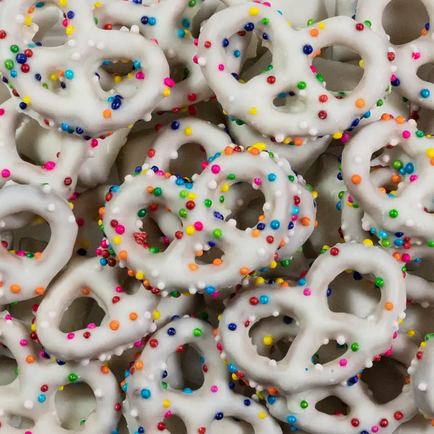 YOGURT FLAVORED CELEBRATION PRETZELS